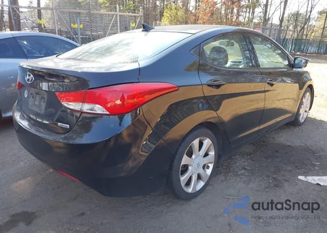 2013 Hyundai Elantra Limited z USA, uszkodzony, nr VIN 5NPDH4AE5DH213935
